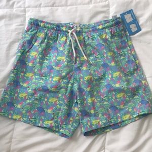Bermies swim trunk in Parrot fish NWT!!